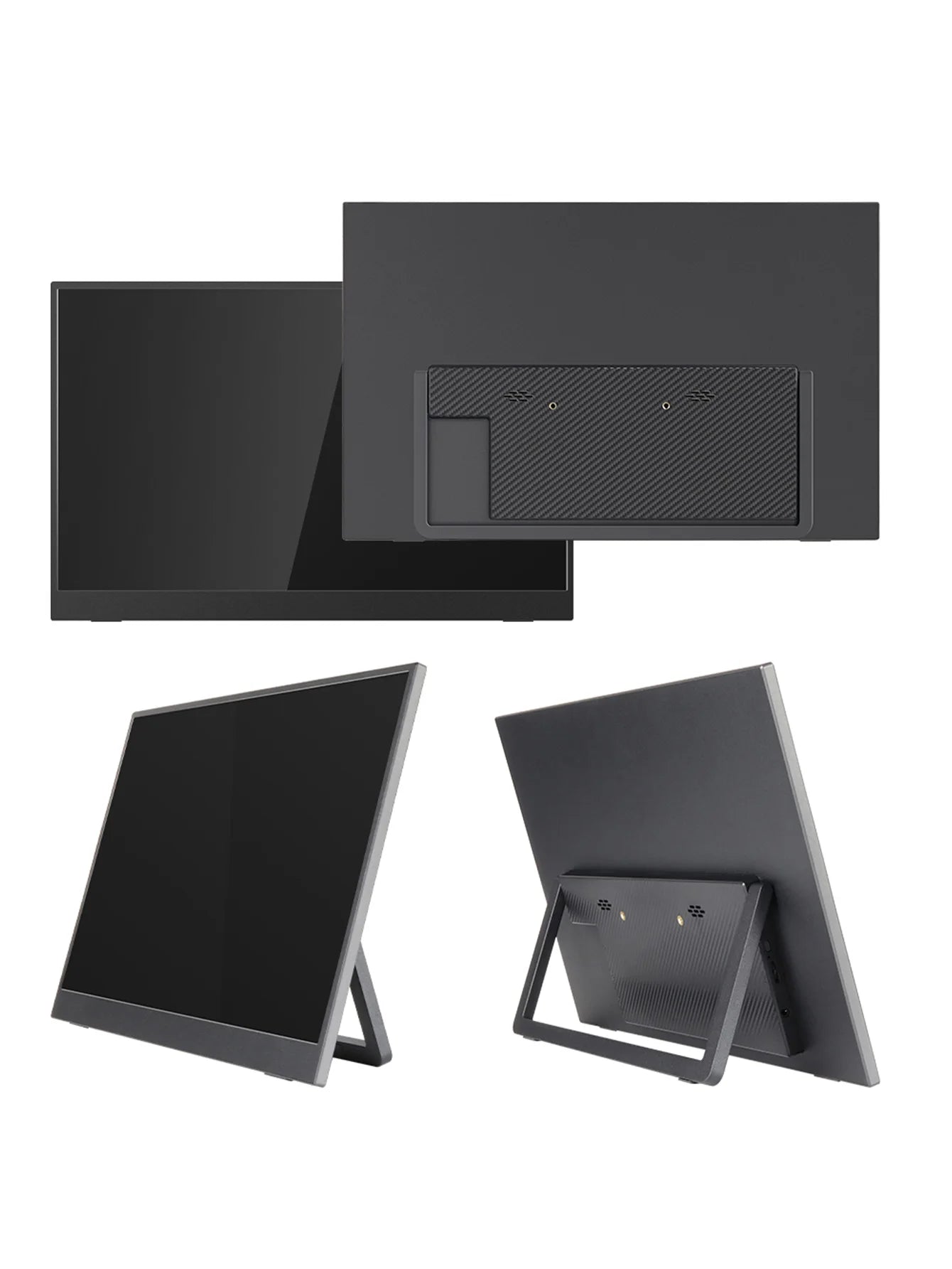 18.5'' Full HD Portable Monitor With Smart Cover & HDR, USB-C - Ideal For Laptop, PC, Phone, Mac, Gaming, And Travel