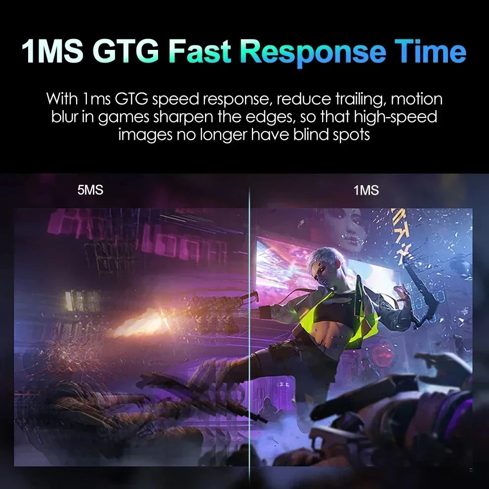 18 Inch 1.5K 480Hz Portable Monitor 100%DCI-P3 500Nit HDR 1MS FreeSync IPS Screen Gaming Display For Laptop PC XBox PS4/5 Switch