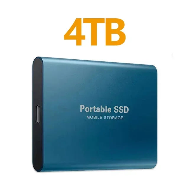 NEW Portable SSD 128TB/256TB/1TB External Hard Drive USB3.1 Solid State Disk High Speed Storage Device  for Phone/Loptop/Mac/PC