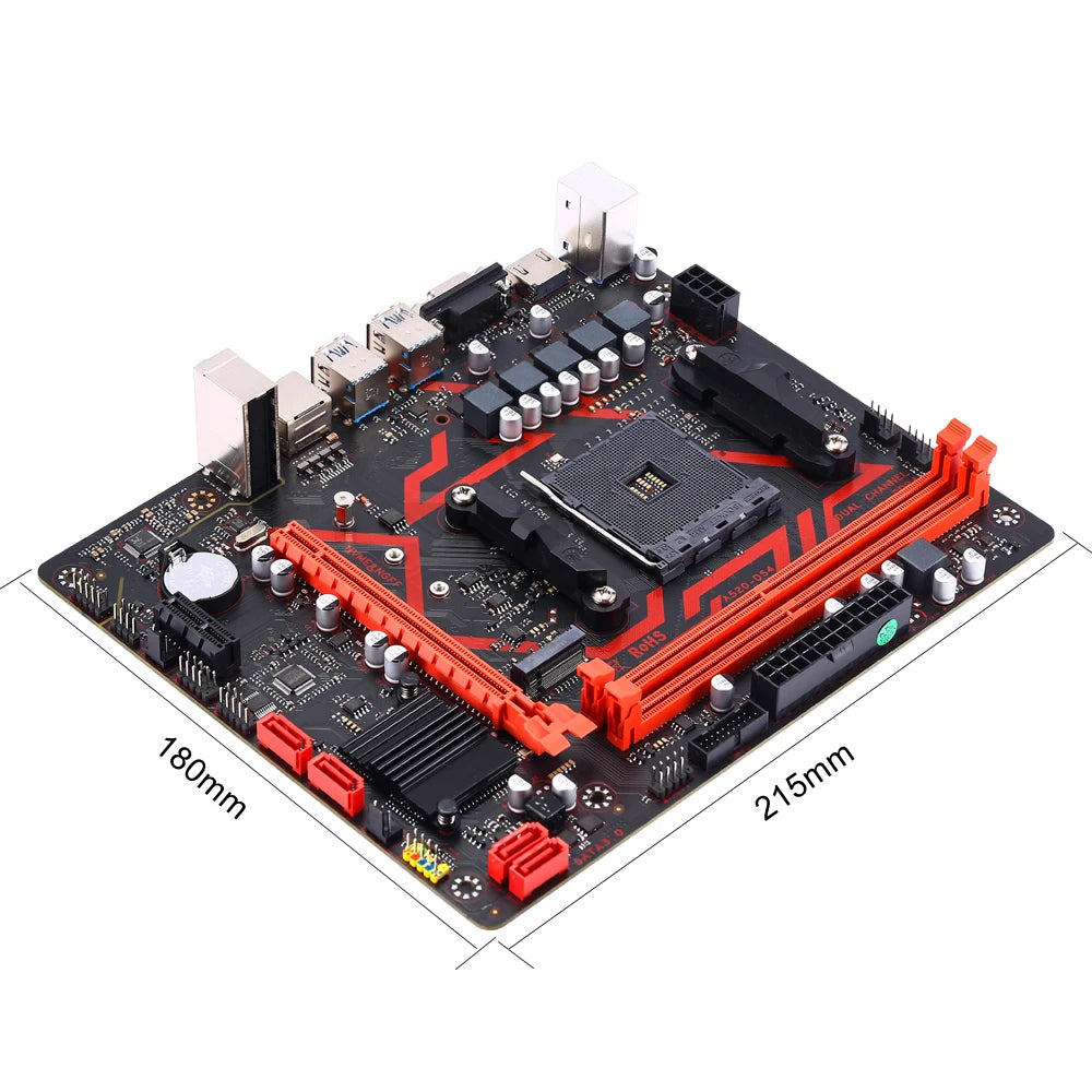 Kllisre A520 Motherboard kit AMD Ryzen R5 3600 cpu DDR4 16GB 3200MHz Desktop memory