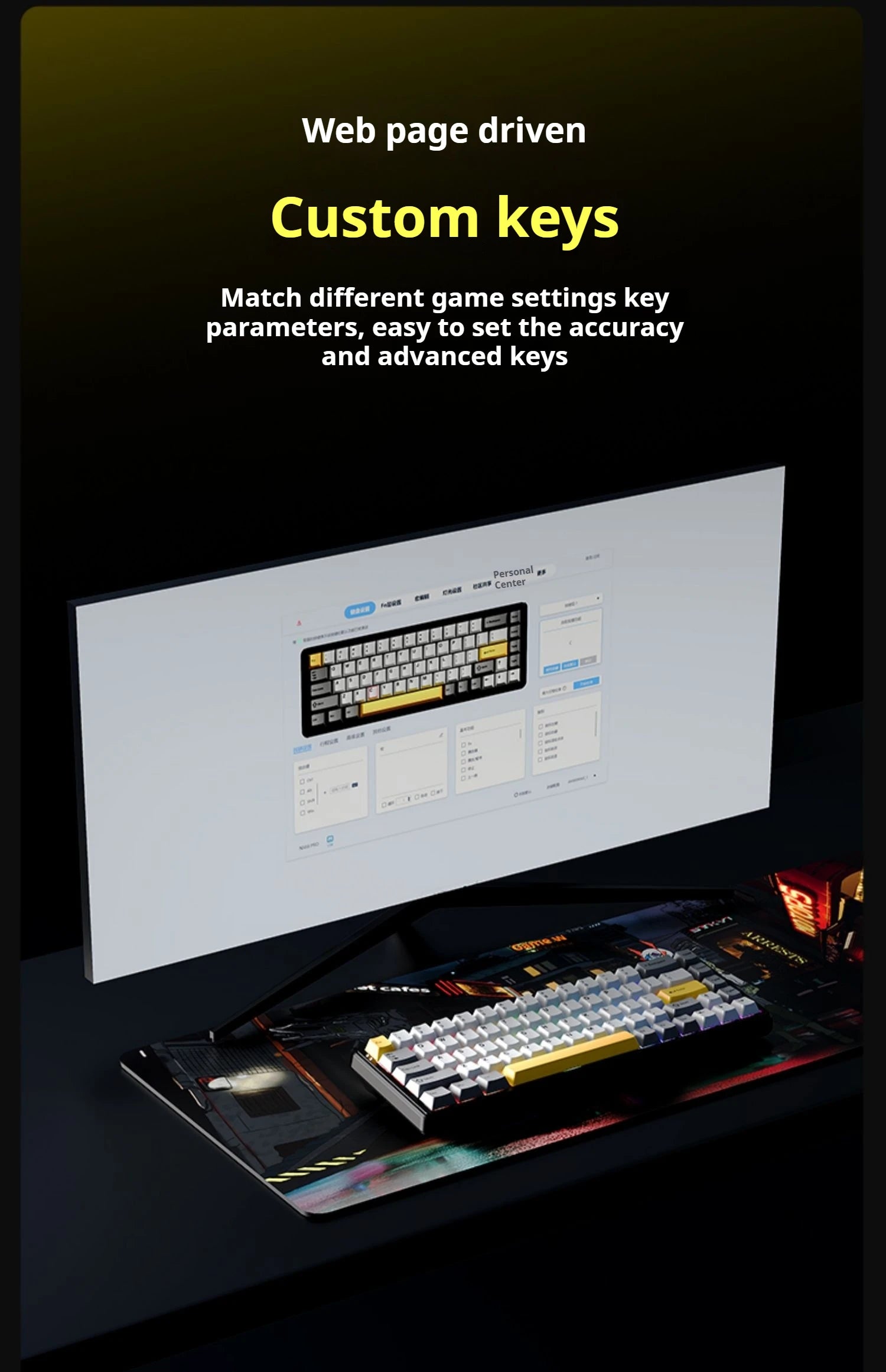 AJAZZAK680 MAX Wireless Magnetic Switch Keyboard Tri-Mode Mechanical Keyboard Gaming Esports 8K