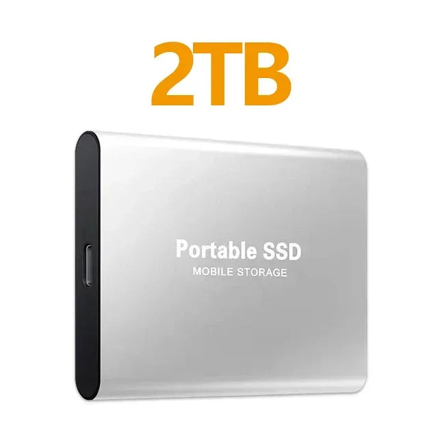 NEW Portable SSD 128TB/256TB/1TB External Hard Drive USB3.1 Solid State Disk High Speed Storage Device  for Phone/Loptop/Mac/PC