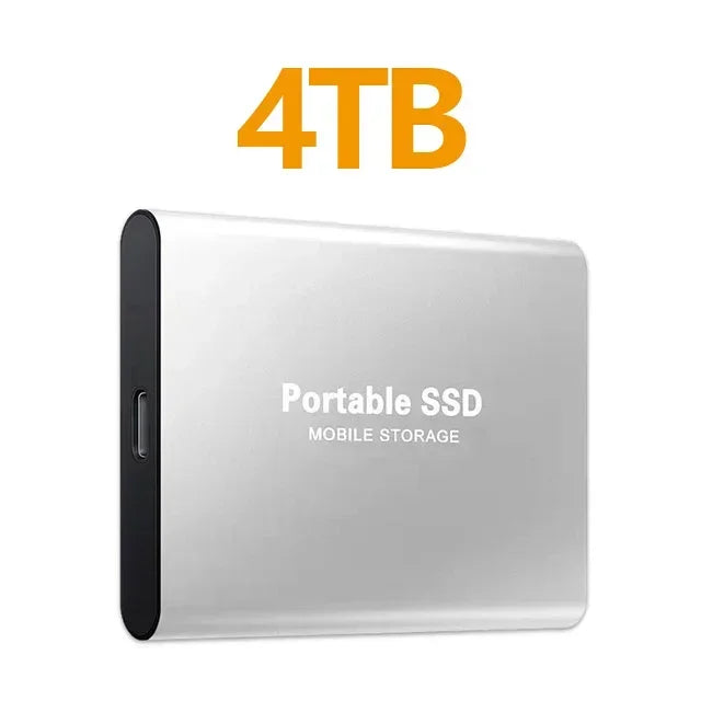 NEW Portable SSD 128TB/256TB/1TB External Hard Drive USB3.1 Solid State Disk High Speed Storage Device  for Phone/Loptop/Mac/PC