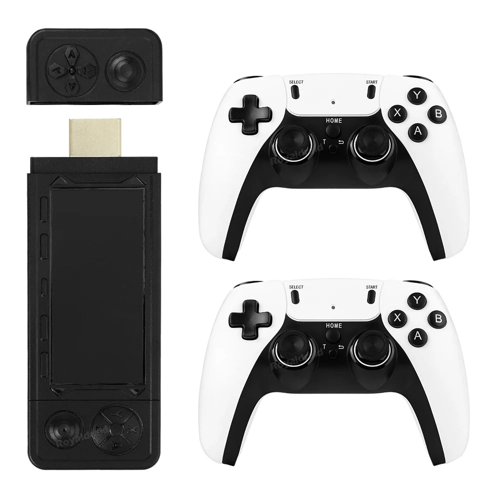 NEW 256G 50000+ Game X9 PRO Game Stick 4KHD Video Game Console 2.4G Double Wireless Controller 50+ Simulator For N64/PSP/PS1/GBA