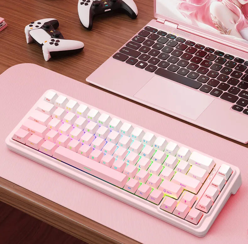 REDRAGON M68 PRO 8K Magnetic Switch Gaming Keyboard RT0.01MM Customized Switch RGB Light Hot Swap Gasket PBT Keycaps Gift PC