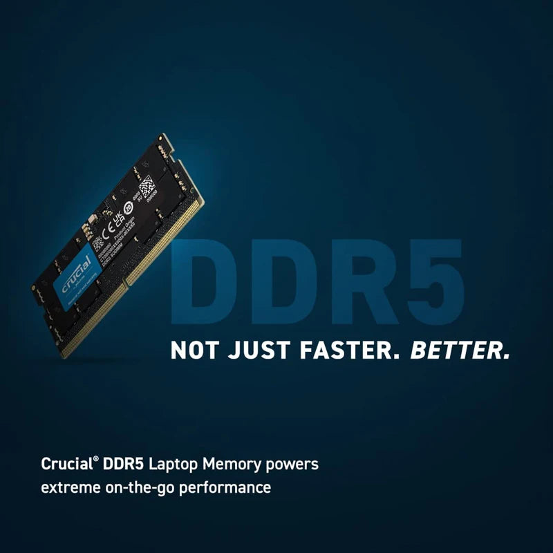 Crucial Notebook memory module DDR5 24GB 5600MHZ CL46  1.1V RAM