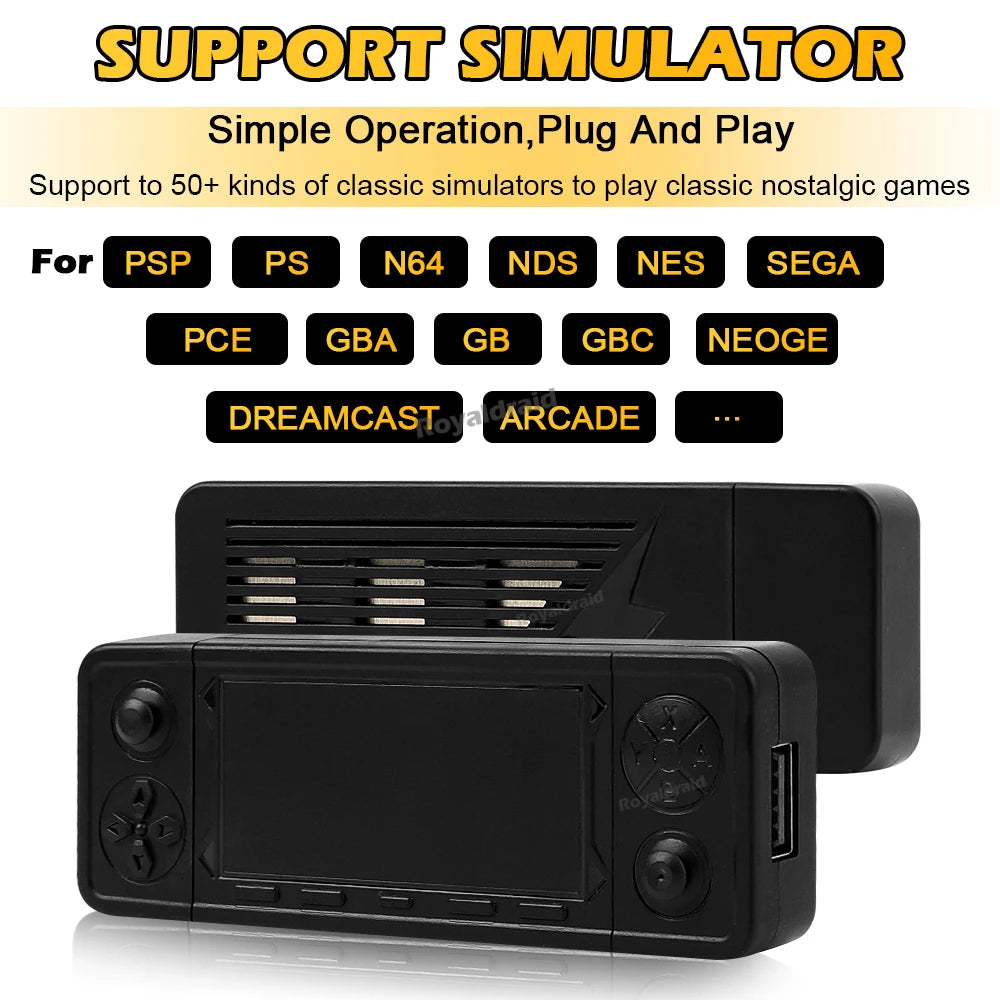 NEW 256G 50000+ Game X9 PRO Game Stick 4KHD Video Game Console 2.4G Double Wireless Controller 50+ Simulator For N64/PSP/PS1/GBA