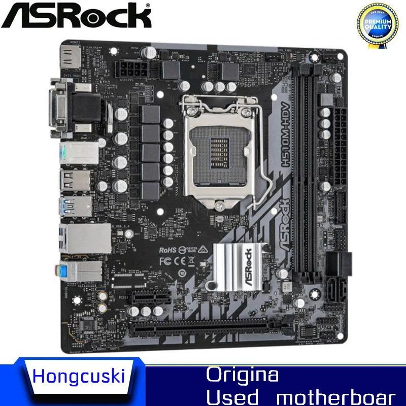 ASROCK H510M-HVS H510 DDR4 Motherboard LGA 1200