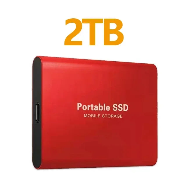 NEW Portable SSD 128TB/256TB/1TB External Hard Drive USB3.1 Solid State Disk High Speed Storage Device  for Phone/Loptop/Mac/PC