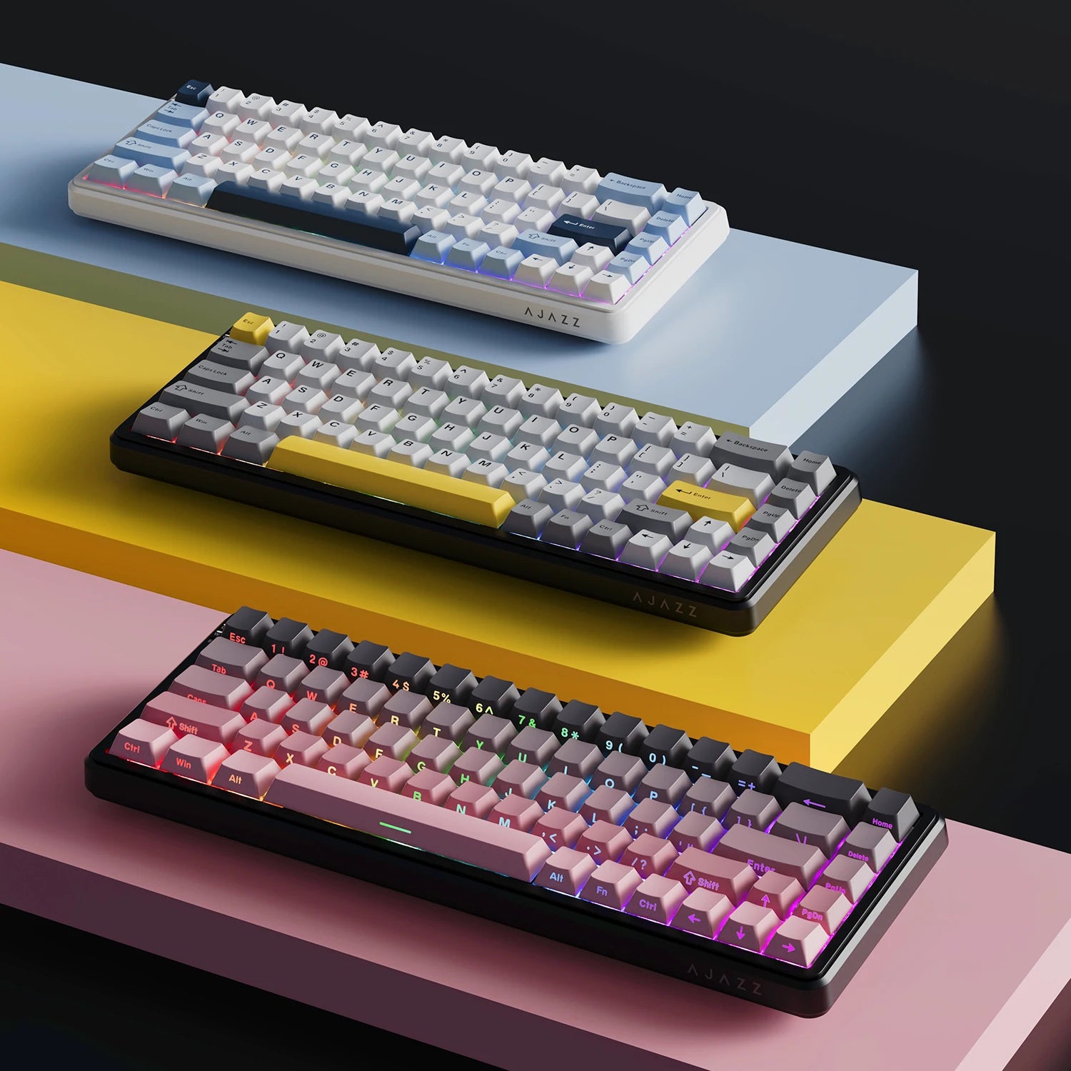 AJAZZAK680 MAX Wireless Magnetic Switch Keyboard Tri-Mode Mechanical Keyboard Gaming Esports 8K