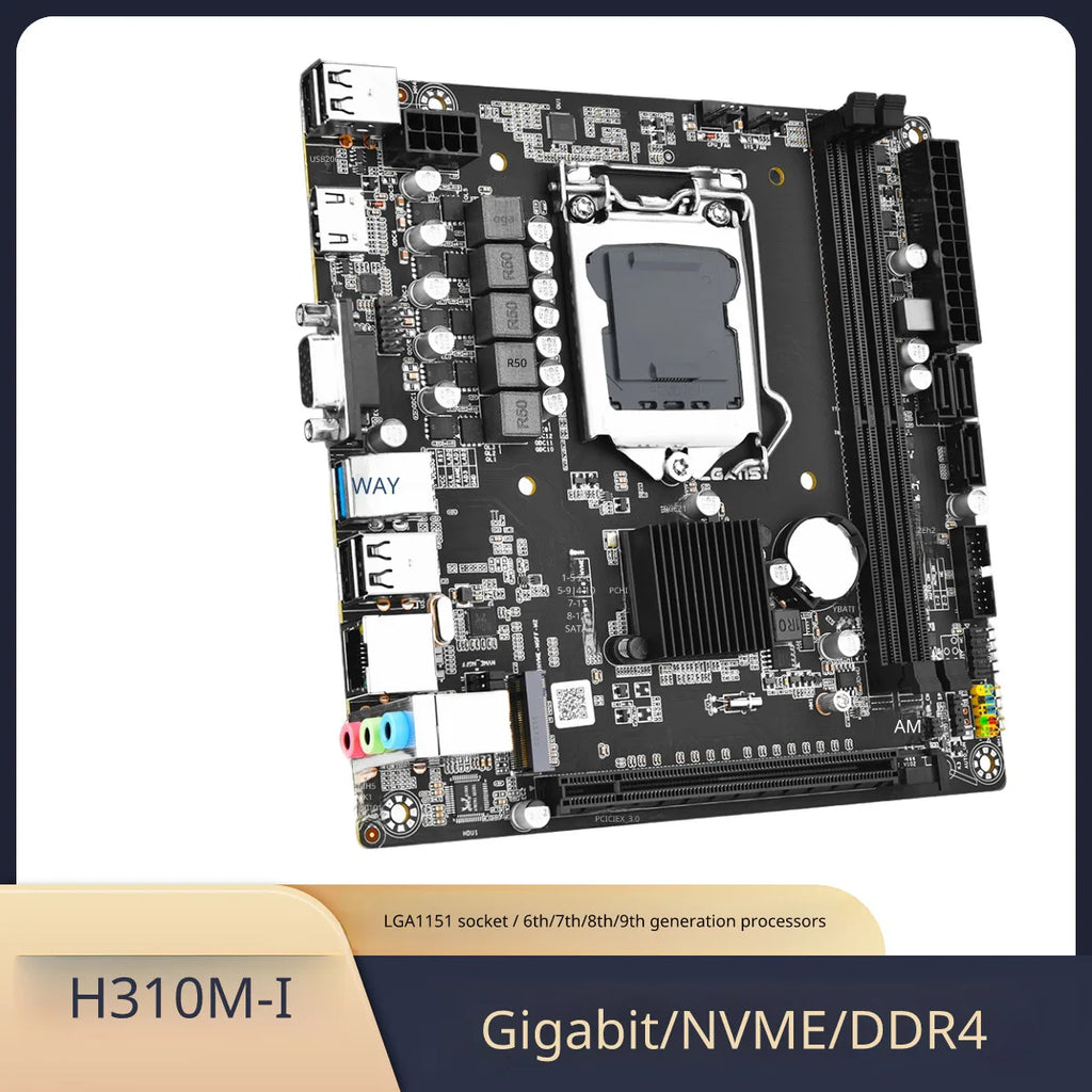 H310M mini-ITX Desktop Motherboard Intel H310 LGA1151 DDR4 For Intel 6/7/8/9 6th/7th/8th/9th generation processor