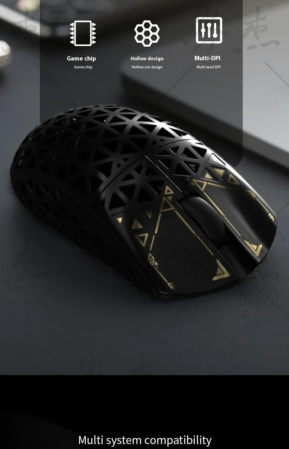 IPI Float 11/18/88/88s Wireless Gaming Mouse Tri Mode 8K paw3395 Paw3950 Bluetooth Carbon Fibre Mouse 8000Hz Hollow Out Mice
