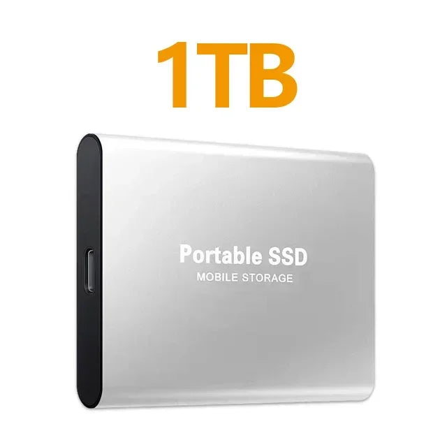 NEW Portable SSD 128TB/256TB/1TB External Hard Drive USB3.1 Solid State Disk High Speed Storage Device  for Phone/Loptop/Mac/PC