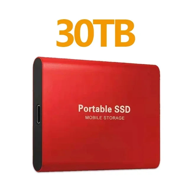 NEW Portable SSD 128TB/256TB/1TB External Hard Drive USB3.1 Solid State Disk High Speed Storage Device  for Phone/Loptop/Mac/PC