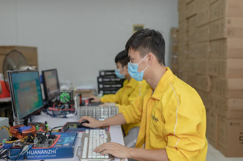 HUANANZHI AMD B450M VH AM4 Motherboard USB3.2 M.2 Nvme Sata3.0 Support Ryzen 5500 5600 5600G CPU M.2 WIFI PCIE 3.0 Micro ATX
