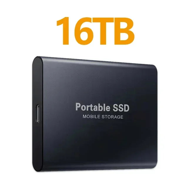 NEW Portable SSD 128TB/256TB/1TB External Hard Drive USB3.1 Solid State Disk High Speed Storage Device  for Phone/Loptop/Mac/PC