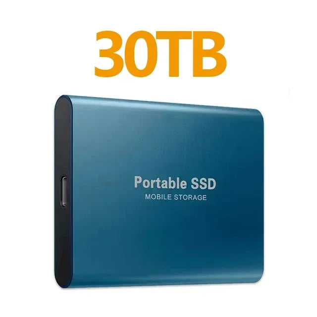 NEW Portable SSD 128TB/256TB/1TB External Hard Drive USB3.1 Solid State Disk High Speed Storage Device  for Phone/Loptop/Mac/PC