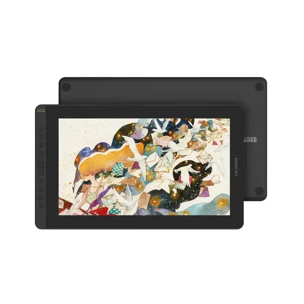HUION Kamvas 16(2021) Graphics Drawing Monitor Battery-free Digital Pen Tablet For Windows/MAC And Android 120%s RGB