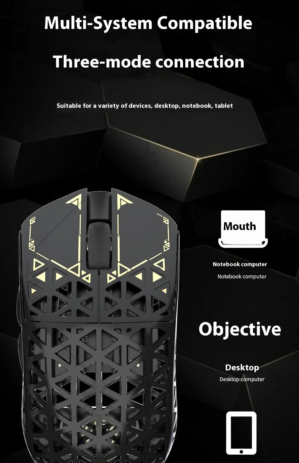 IPI Float 11/18/88/88s Wireless Gaming Mouse Tri Mode 8K paw3395 Paw3950 Bluetooth Carbon Fibre Mouse 8000Hz Hollow Out Mice