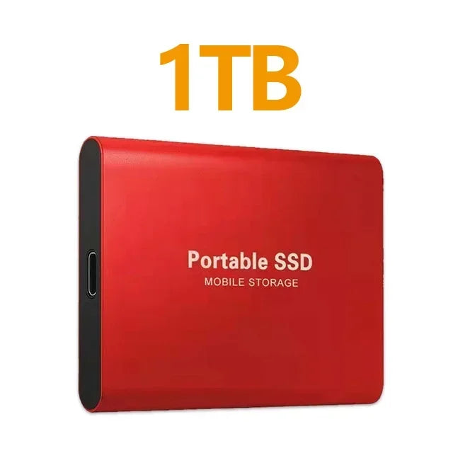 NEW Portable SSD 128TB/256TB/1TB External Hard Drive USB3.1 Solid State Disk High Speed Storage Device  for Phone/Loptop/Mac/PC
