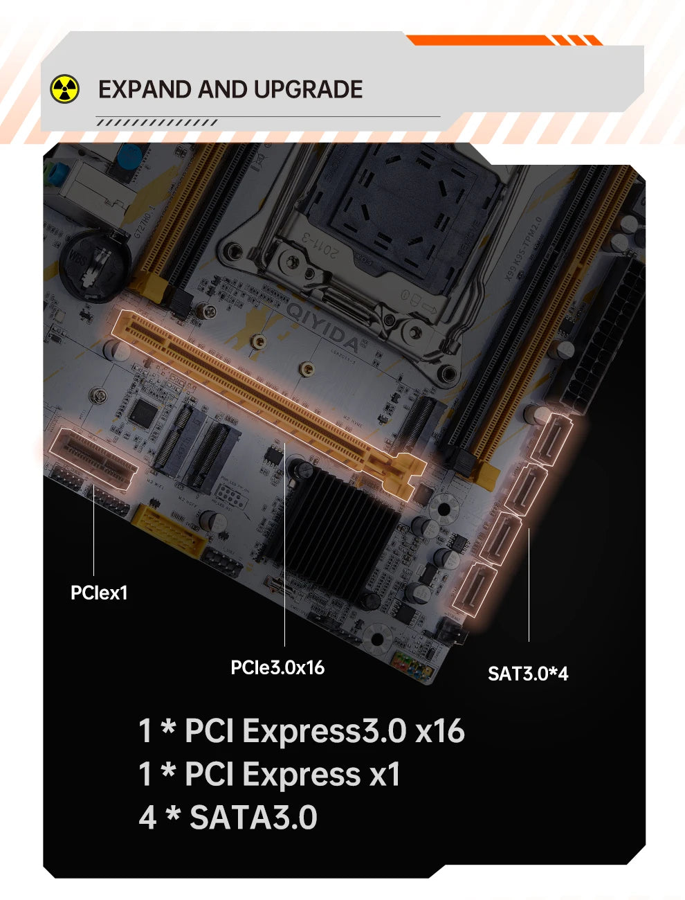 QIYIDA X99 Motherboard set LGA2011 3 kit With Xeon E5 2680 V3 CPU Processor support DDR4 RAM Memory 16GB NVME M.2 NGFF X99C612