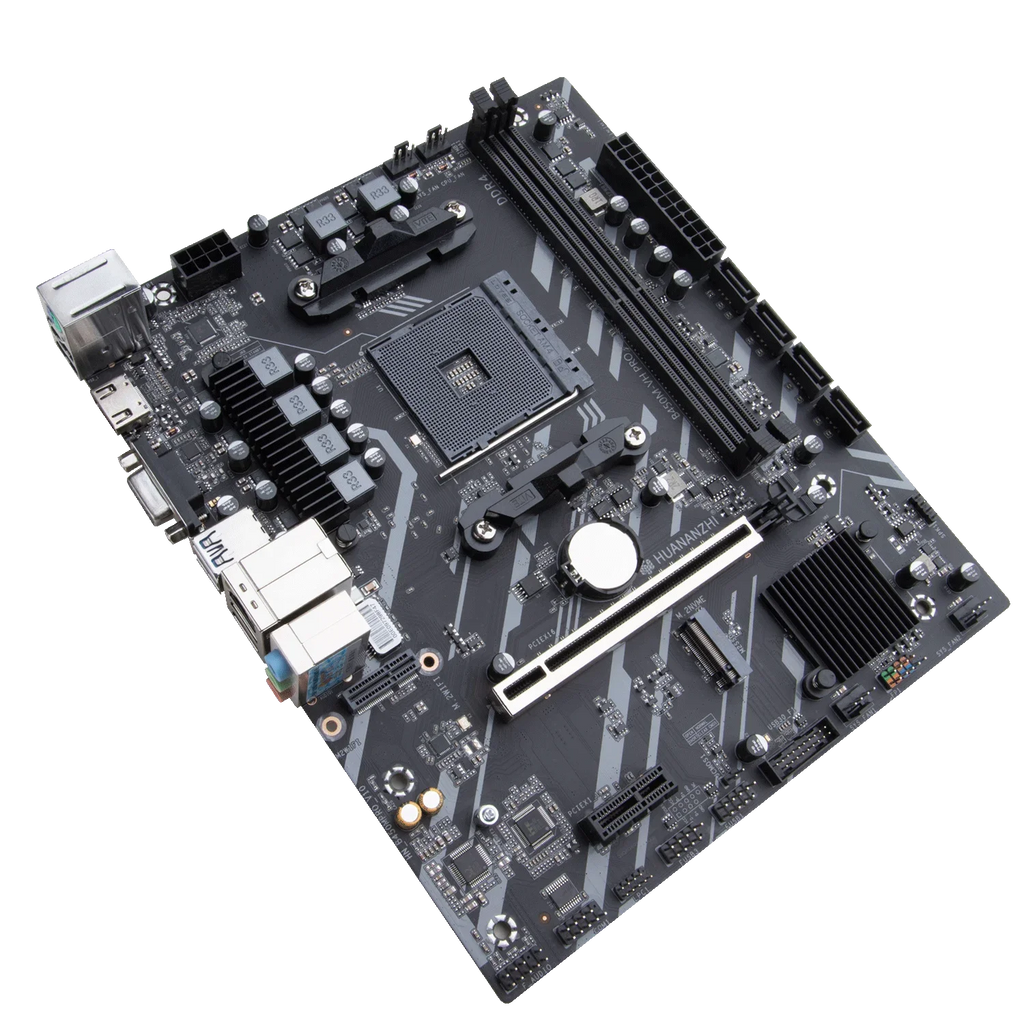 HUANANZHI AMD B450M VH AM4 Motherboard USB3.2 M.2 Nvme Sata3.0 Support Ryzen 5500 5600 5600G CPU M.2 WIFI PCIE 3.0 Micro ATX