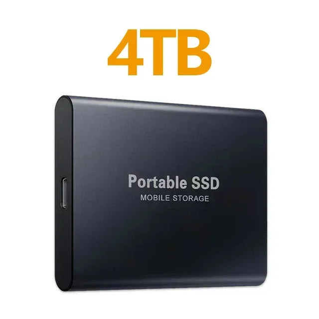 NEW Portable SSD 128TB/256TB/1TB External Hard Drive USB3.1 Solid State Disk High Speed Storage Device  for Phone/Loptop/Mac/PC