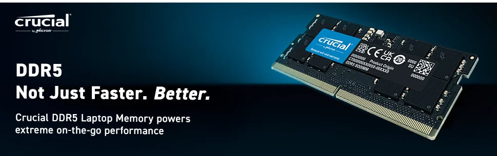 Crucial Notebook memory module DDR5 24GB 5600MHZ CL46  1.1V RAM