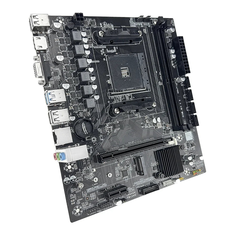SOYO Motherboard Classic AMD B450M Dual-channel DDR4 Memory AM4 Mainboard M.2 NVME (Supports Ryzen 5500 5600 5600G CPU) Full New