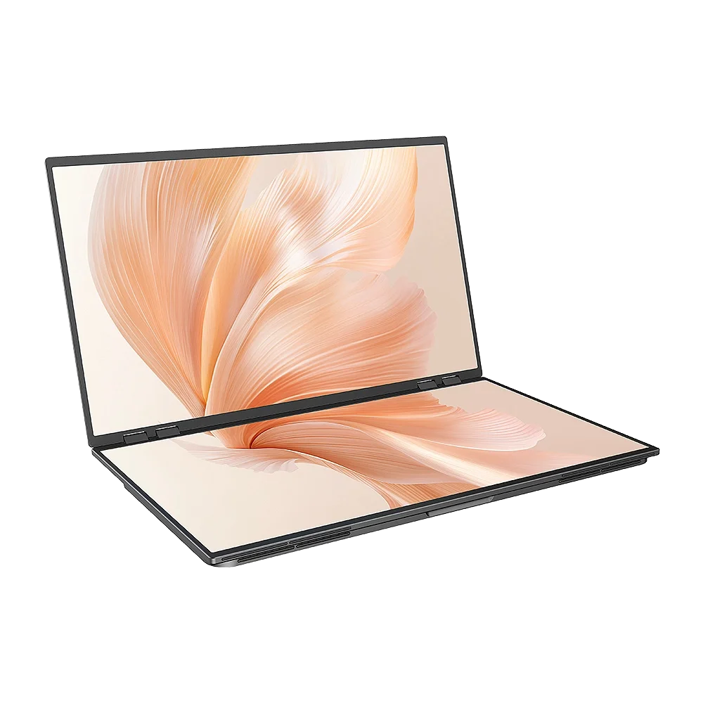 Portable Dual Monitor 23.8" 100Hz FHD 1080P Stacked Vertical Displays for Gaming Coding Working USB-C HDMI Laptop Screen Extende