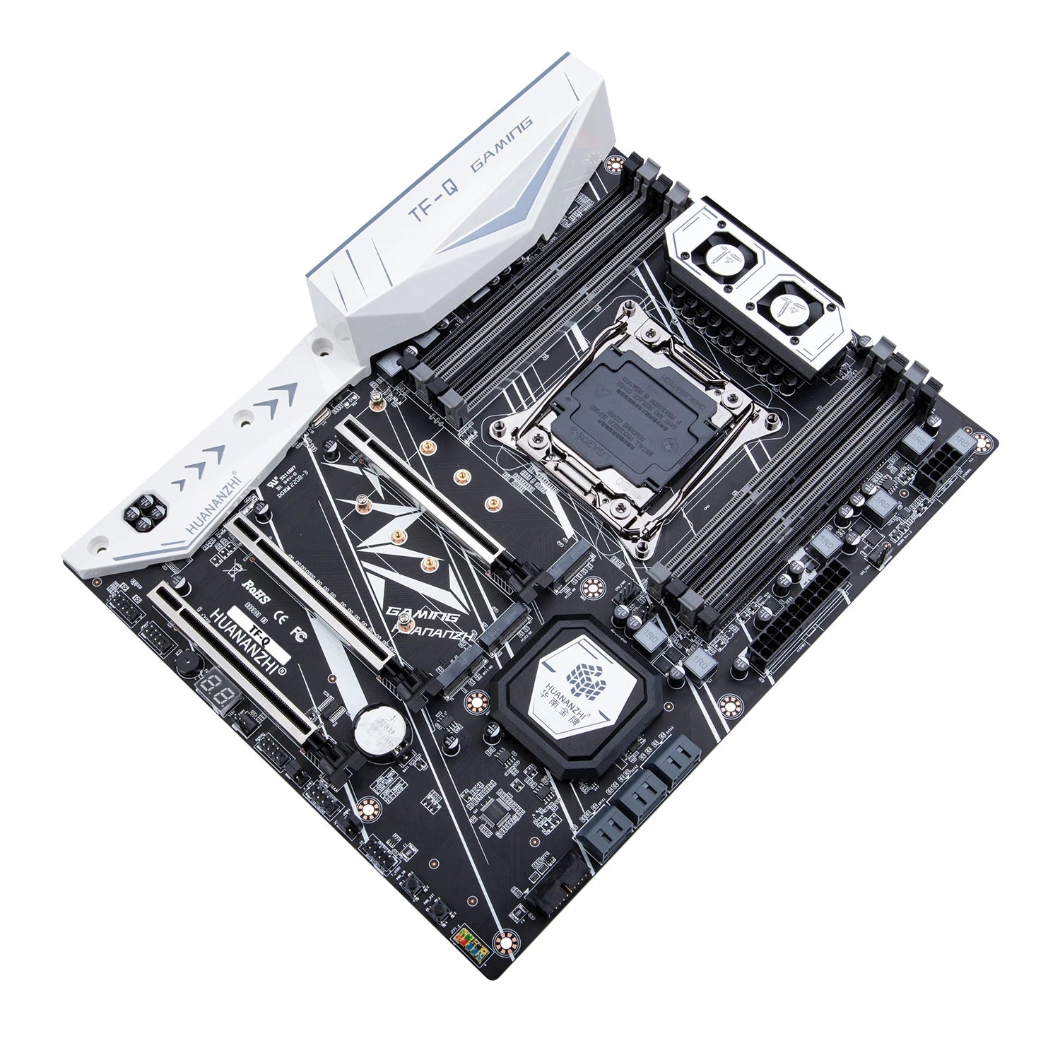 HUANANZHI x99 motherboard TF-Q LGA2011-3 E5 V3 V4 CPU with dual M.2 NVME slot support both DDR3 and DDR4