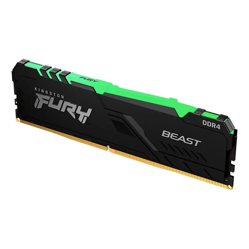 Kingston FURY Beast DDR4 RAM RGB 8GB 16GB 32GB 3200MHz 3600MHz Desktop AMD Intel CPU Motherboard Memory RAMs 288 PIN 1.35V