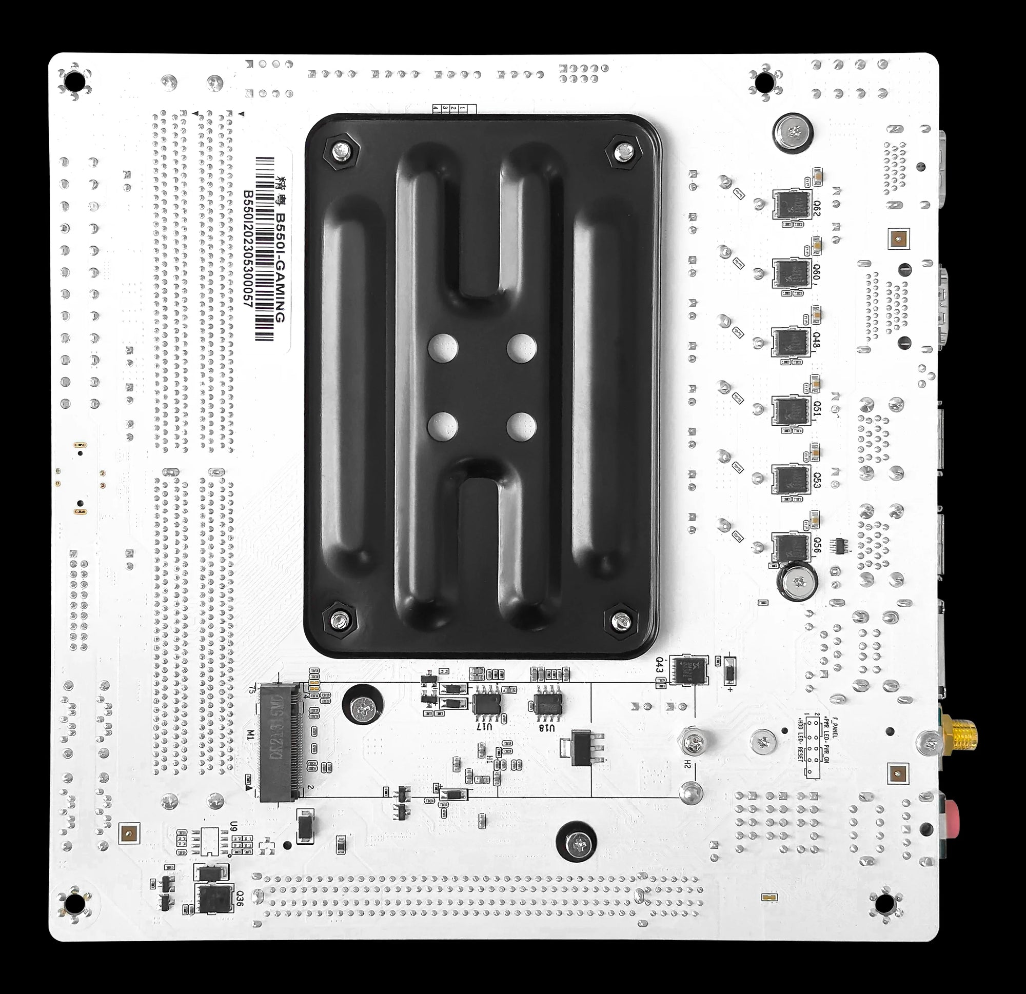 JGINYUE B550 AM4 mini ITX Motherboard supports Ryzen 4000/5000 series DDR4 RAM Desktop PCIe4.0  WiFi6 BT5.2