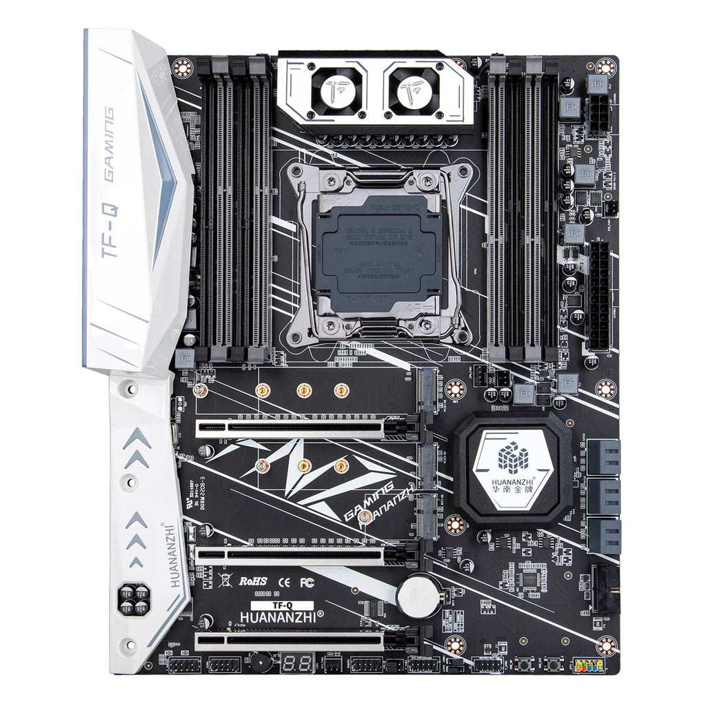 HUANANZHI x99 motherboard TF-Q LGA2011-3 E5 V3 V4 CPU with dual M.2 NVME slot support both DDR3 and DDR4