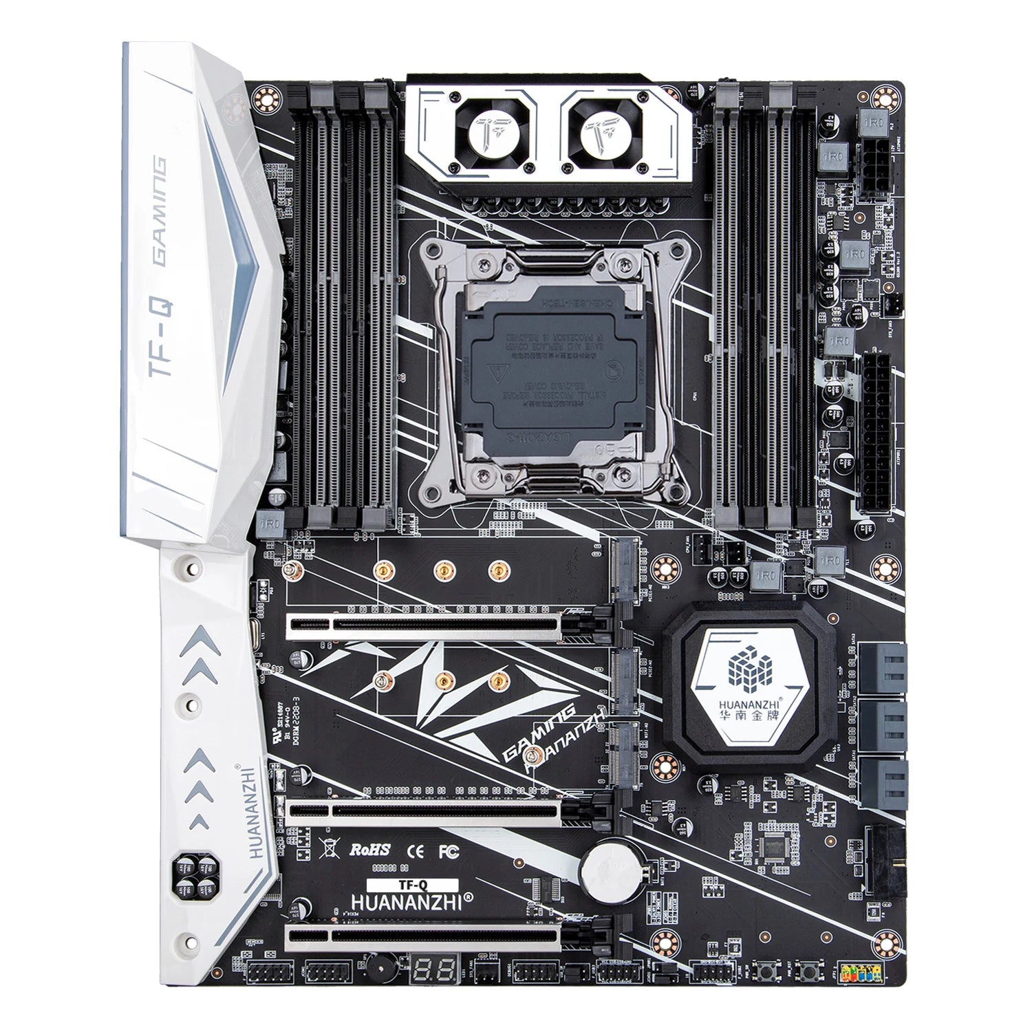 HUANANZHI x99 motherboard TF-Q LGA2011-3 E5 V3 V4 CPU with dual M.2 NVME slot support both DDR3 and DDR4