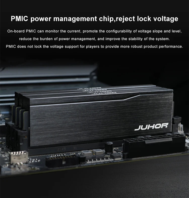 JUHOR Ram DDR5  32GB(16GBX2) 6000MHz 6400MHz DDR5 6400MHz Desktop Computer Memoria Ram