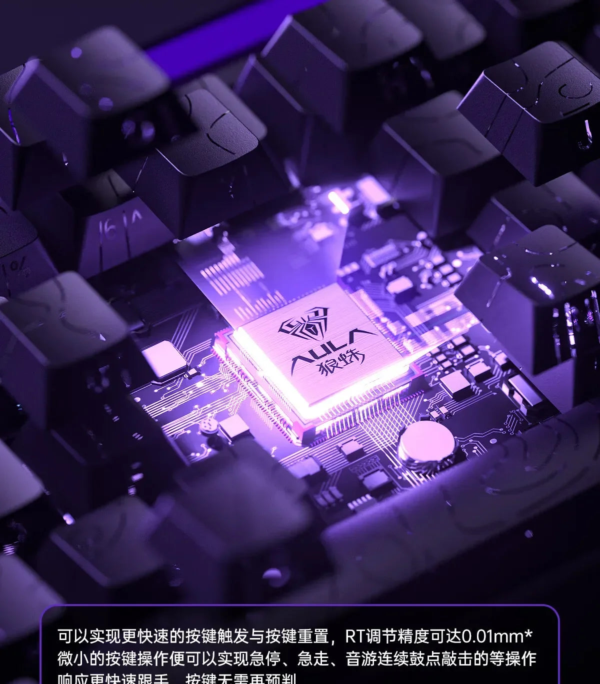 AULA Hero 68HE Magnetic Switch Mechanical Keyboard E-sports 8K RGB Hot Swap Wired PC Gaming Customize Keyboard Accessories Gifts