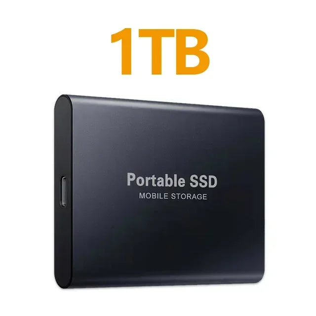NEW Portable SSD 128TB/256TB/1TB External Hard Drive USB3.1 Solid State Disk High Speed Storage Device  for Phone/Loptop/Mac/PC