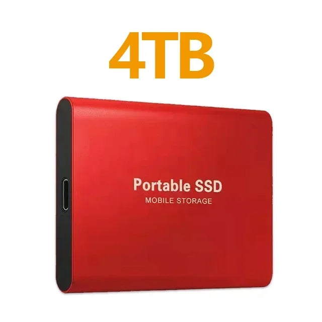 NEW Portable SSD 128TB/256TB/1TB External Hard Drive USB3.1 Solid State Disk High Speed Storage Device  for Phone/Loptop/Mac/PC