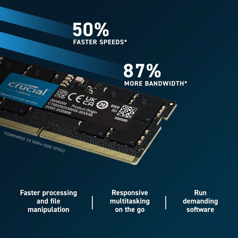 Crucial Notebook memory module DDR5 24GB 5600MHZ CL46  1.1V RAM