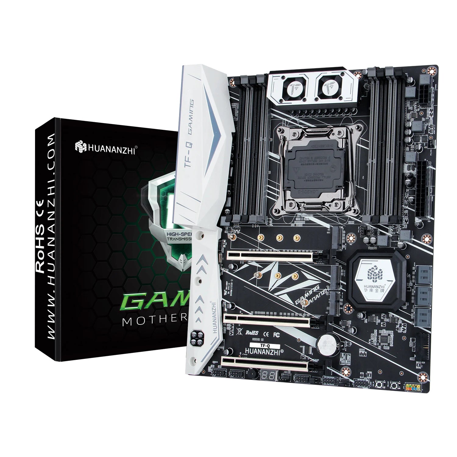 HUANANZHI x99 motherboard TF-Q LGA2011-3 E5 V3 V4 CPU with dual M.2 NVME slot support both DDR3 and DDR4