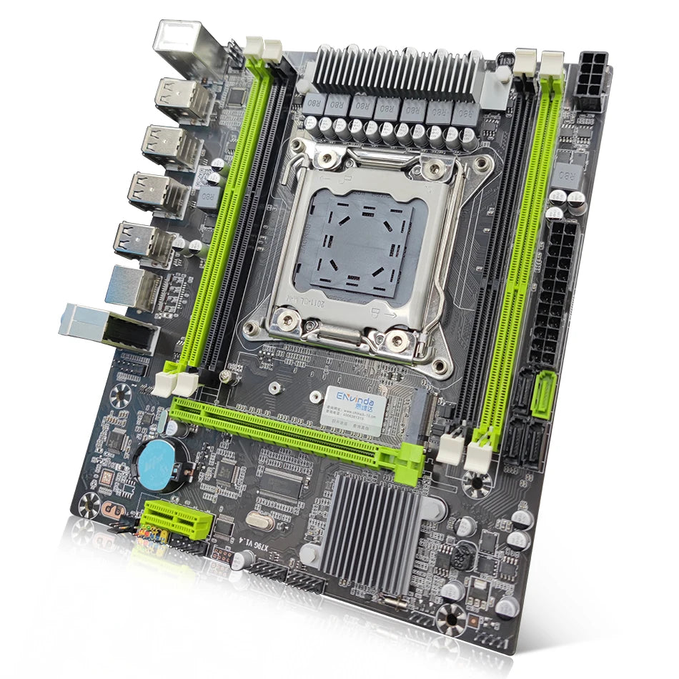 ENVINDA  X79 Motherboard LGA 2011 USB2.0 SATA3 Support REG Memory ECC And Processor Xeon E5 4DDR3 PCI-E NVME M.2