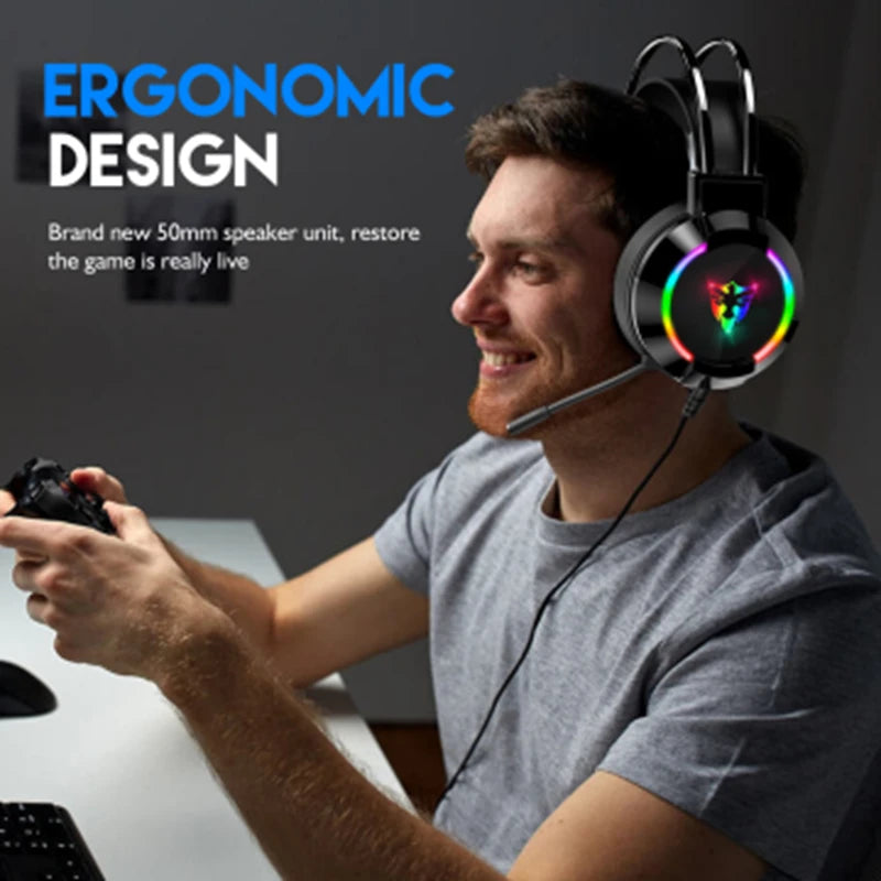 Xiaomi Wired Gaming Headphones Game Headset Noise Cancelling Earphone with Microphone Volume Control for PS4 Play Station NEW