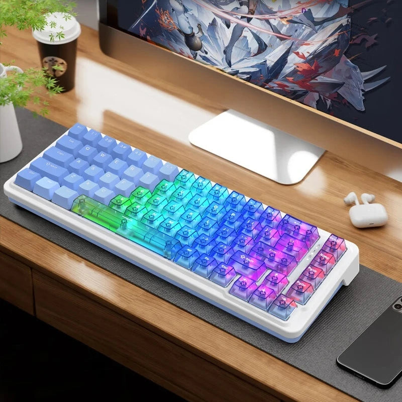 REDRAGON M68 PRO 8K Magnetic Switch Gaming Keyboard RT0.01MM Customized Switch RGB Light Hot Swap Gasket PBT Keycaps Gift PC
