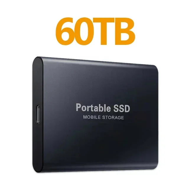 NEW Portable SSD 128TB/256TB/1TB External Hard Drive USB3.1 Solid State Disk High Speed Storage Device  for Phone/Loptop/Mac/PC