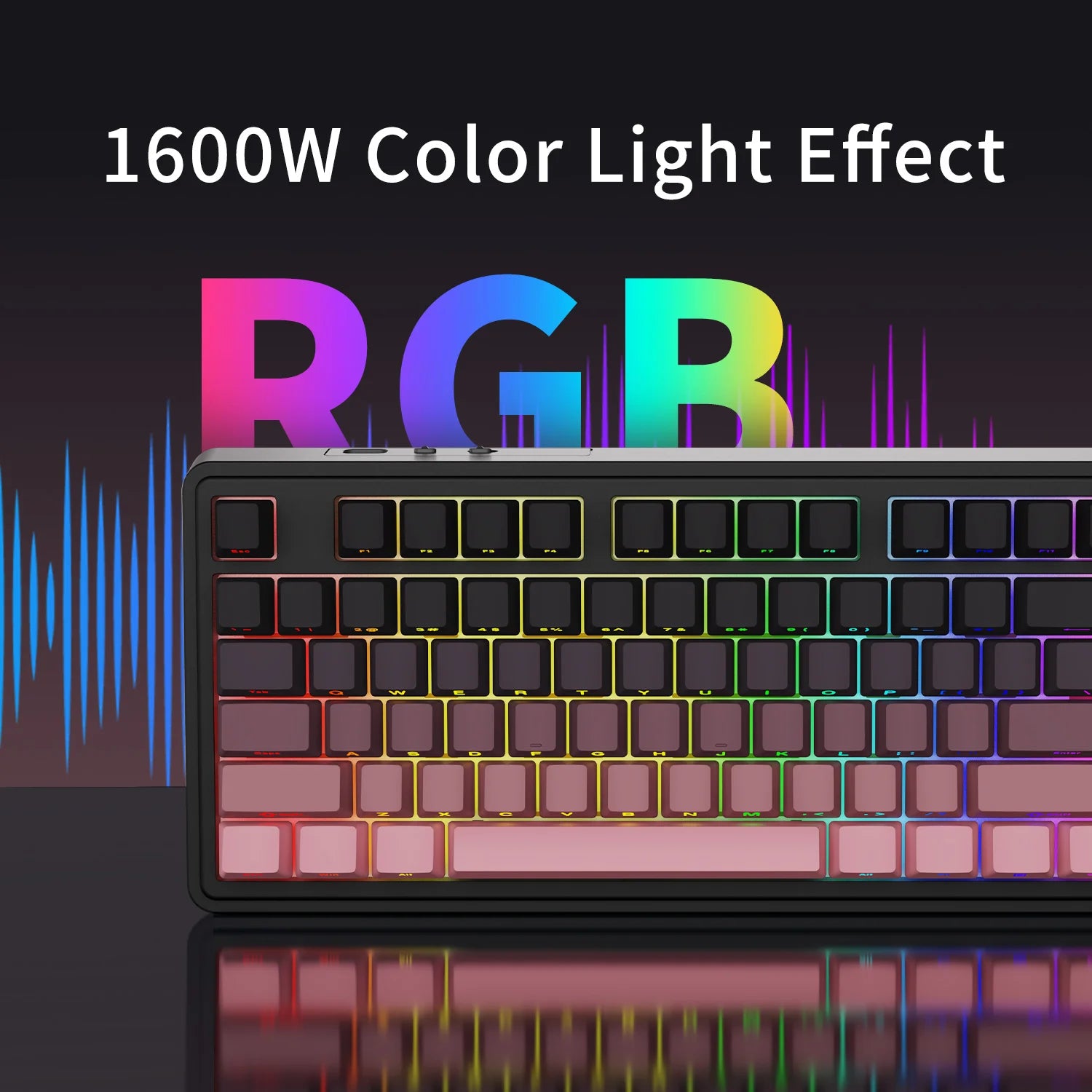 AJAZZAK870 mechanical keyboard, magnetic axis, color screen, adjustable key travel, 0.1 wireless three-mode gaming, e-sports