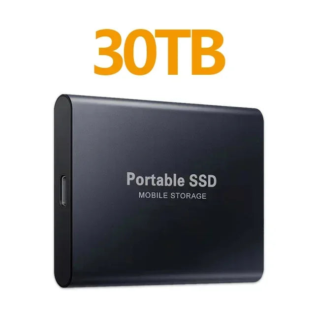 NEW Portable SSD 128TB/256TB/1TB External Hard Drive USB3.1 Solid State Disk High Speed Storage Device  for Phone/Loptop/Mac/PC