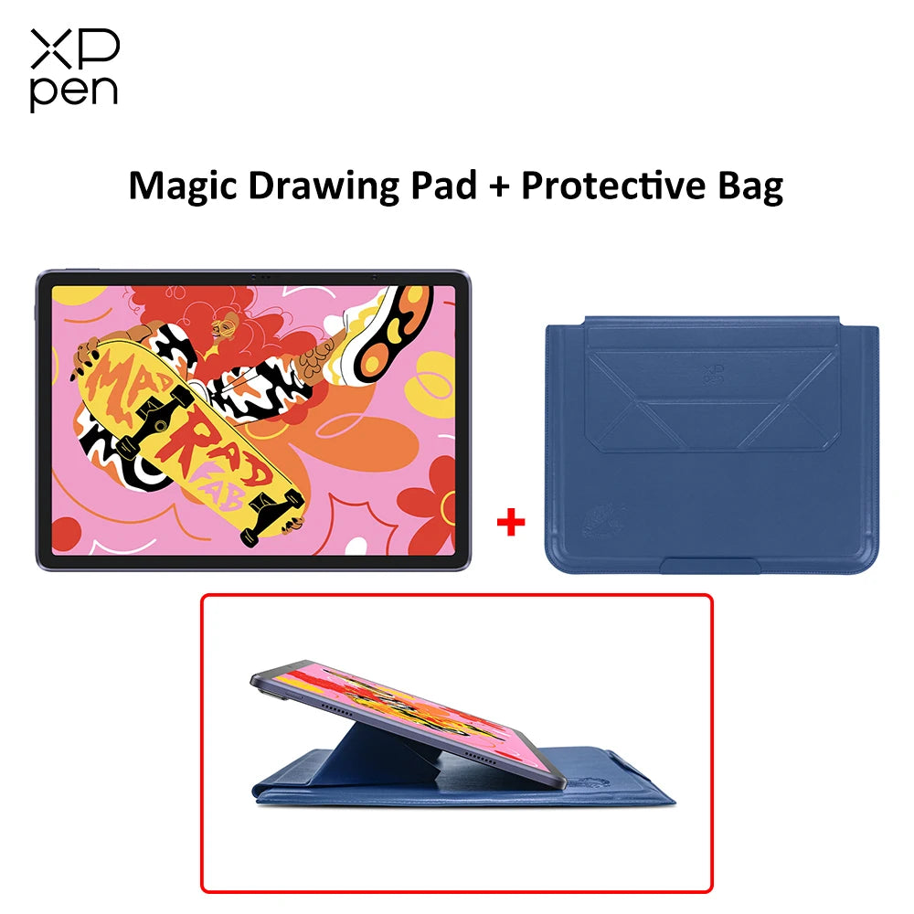 XPPen Android Tablet 12.2 inch Magic Drawing Pad Graphics Tablet with X3 Pro Pencil (16K Pressure/No Charging) 8000mAh Battery