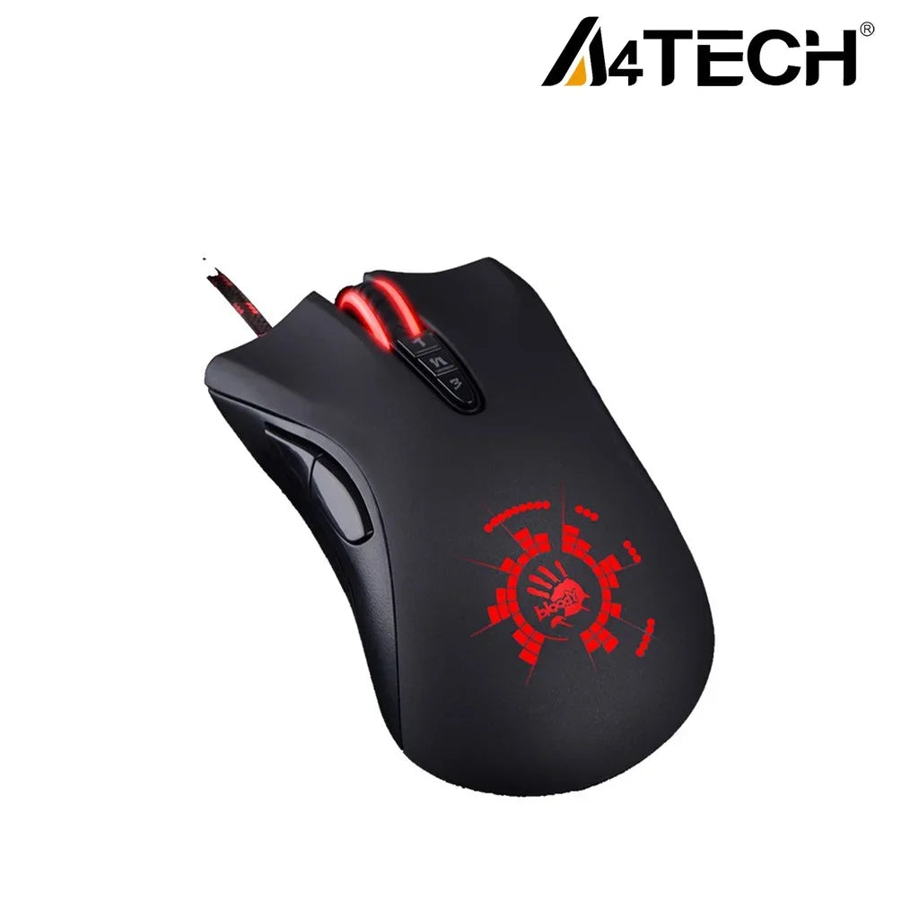 A4Tech Bloody A91 Wired Mouse One-click Instant Macro Io1.1 Macro Drive Optical Engine 8 Programming Macro Gaming Mouse